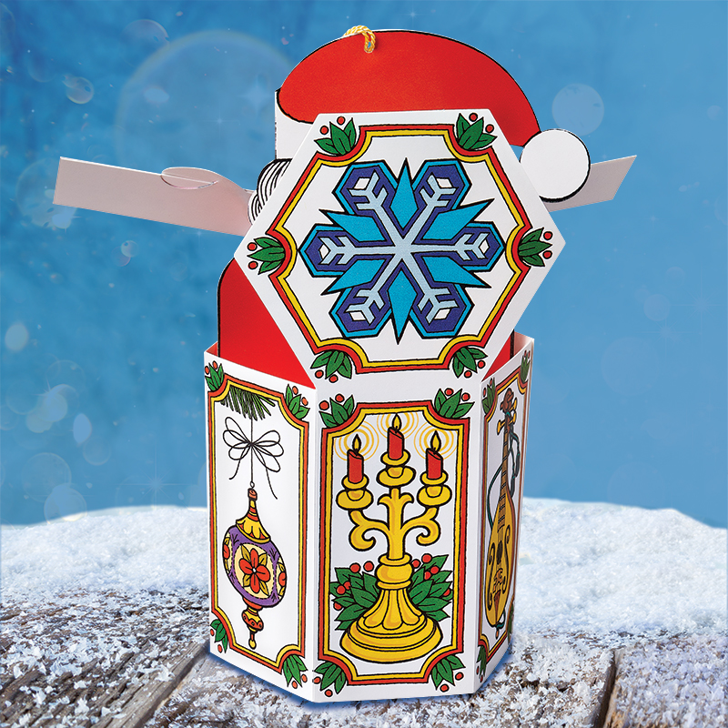 'Santa Jack In the Box' Pop-Up Christmas Card Ornament - Image 2