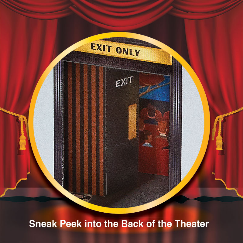'Majestic Theater' Pop-Up Christmas Card Ornament - Image 4