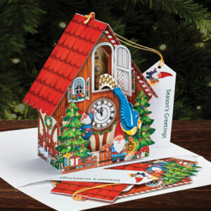 The 'Cuckoo Clock' Pop-Up Christmas Card Ornament!