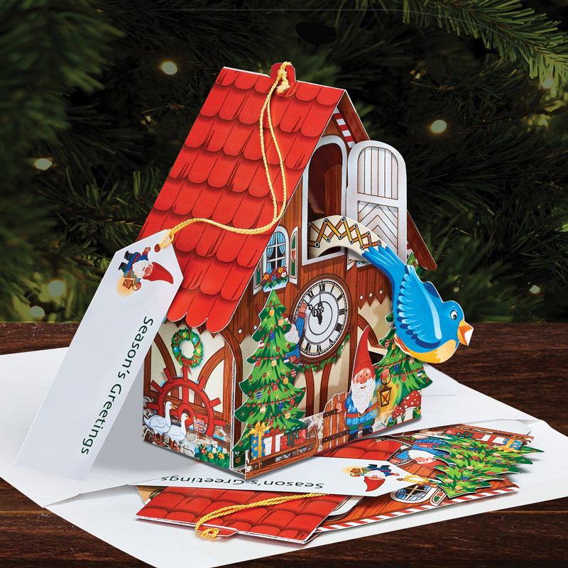 The 'Cuckoo Clock' Pop-Up Christmas Card Ornament! - Image 4