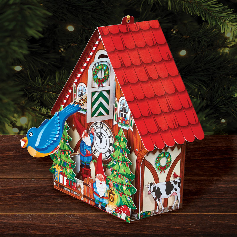 The 'Cuckoo Clock' Pop-Up Christmas Card Ornament! - Image 2