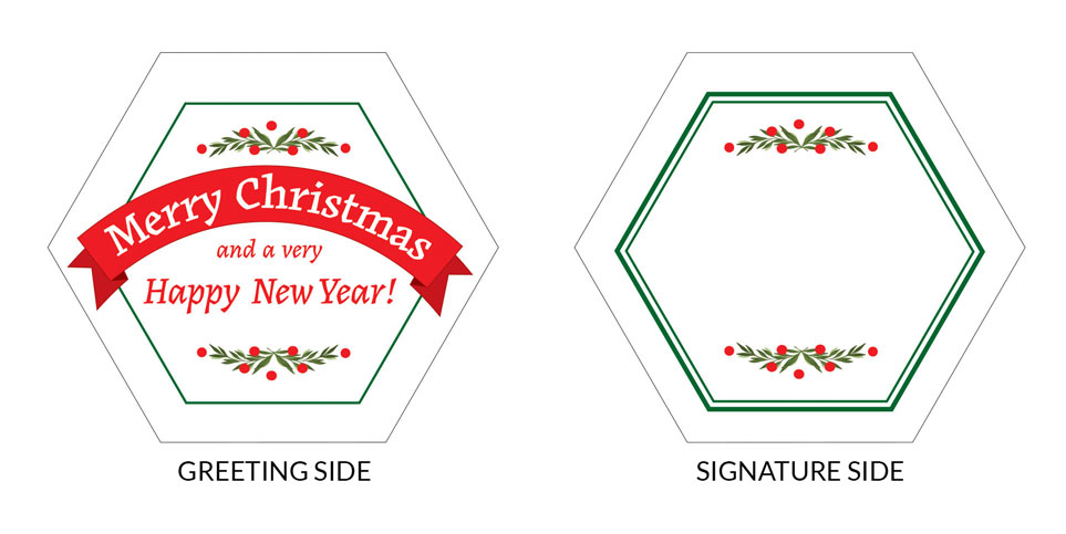 "Twelve Days of Christmas" plus "Happy New Year" Pop-Up Card - Image 3