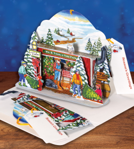 The 'Tree Farm' Pop-Up Christmas Card Ornament
