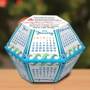 2026 Waves Calendar Pop-Up Calendars